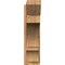 Ekena Millwork Balboa Slat Rough Sawn Outlooker, Western Red Cedar, 8"W x 30"D x 30"H OUT08X30X30BOA06RWR - alternate 3